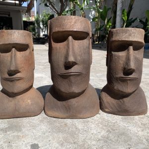 Chậu Anh Moai Decor Gốm Đất Nung Cao 50 miệng 20 cm 1